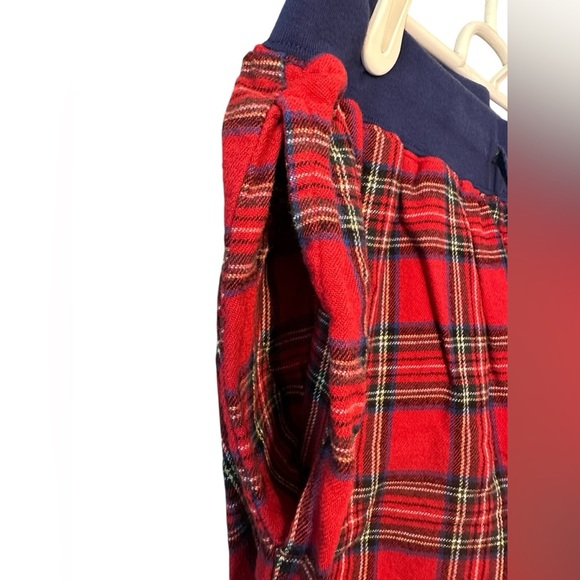 L.L. Bean Men’s Red Plaid Flannel Pajama Pants Size M Regular - Picture 2 of 7